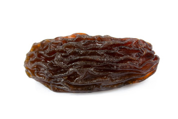 Raisins isolated on white background with clipping path .