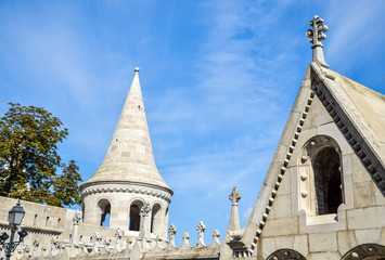 Fisherman's Bastion in Budapest. Hungary 