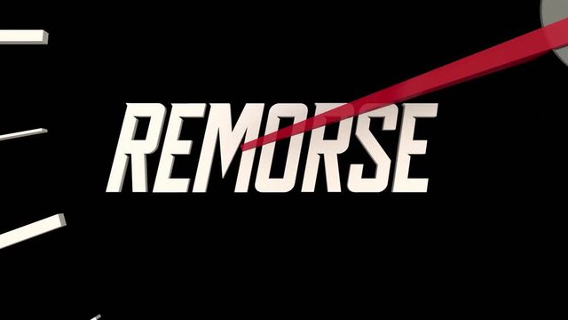 Apology Sorry Remorse Amends Responsibility Speedometer 3d Animation