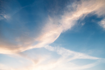 blue sky with clouds