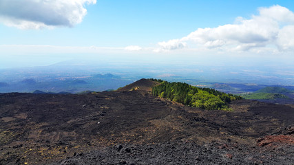 Etna, wulkaniczny krajobraz, Sycylia, Włochy © fortismedia