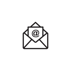 Email icon symbol vector illustration