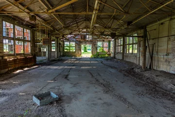  MAY 17 2019, GASCONADE COUNTY, MISSOURI USA  Deserted factory in Gasconade County Missouri along trail where Lewis and Clark stopped © spiritofamerica