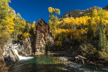Old Mill is an 1892 wooden powerhouse located on an outcrop above the Crystal River in Crystal,...