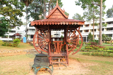 thai gazebo in garden