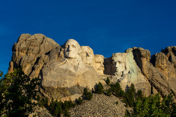Mount Rushmore in morning light, Mount  Rushmore National Park, South Dakota