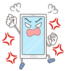 スマホ かわいい イラスト キャラクター