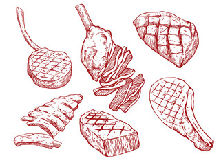 beef barbeque design art