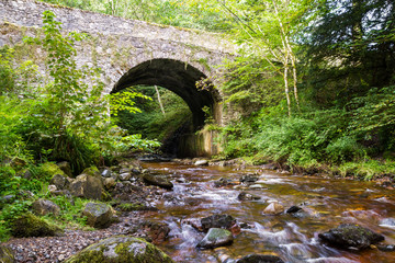 Banvie Burn in the Scottish Highlands