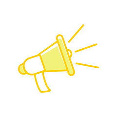 Megaphone icon vector in trendy style