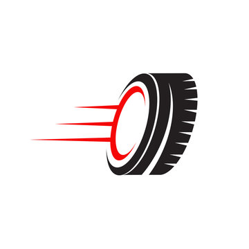 Tyre Icon Logo Design Vector Template