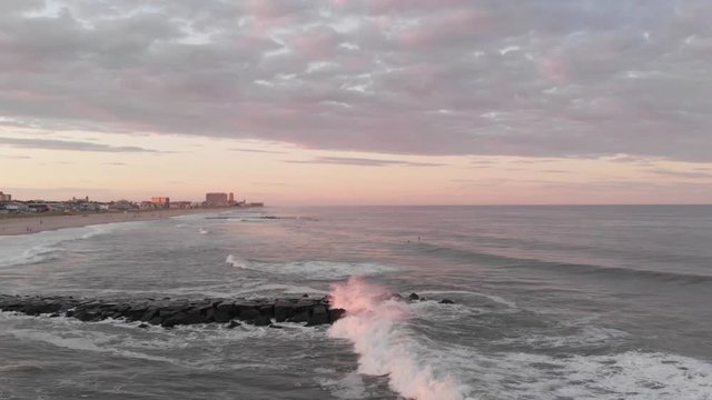 Bradley Beach Summer Sunset , editorial