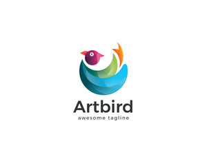 Bird Abstract Logo