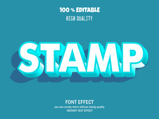 Obraz premium modern styled 3D trendy font effect, editable font