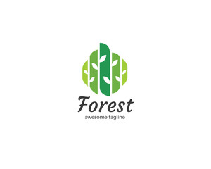Forest vector icon design