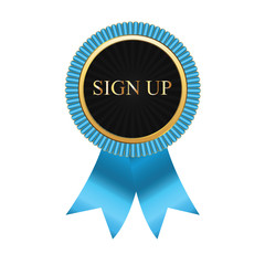 Sign Up Vector Button Icon 01