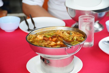 chef preparing food in kitchen