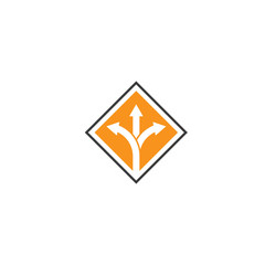 Arrow sign Logo Template vector symbol