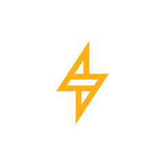 volt logo design simple vector