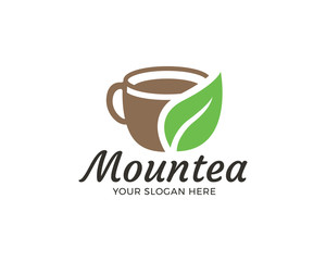 Nature tea logo design