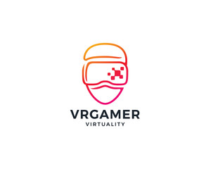 Virtual game logo design