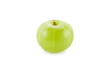 Indian gooseberry on white background