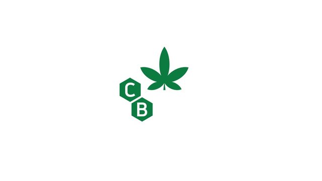 CBD or Cannabidiol oil lodo design in motion graphic animation. 4K video, sign, addiction, autism, background, body, cannabidiol, cannabis, cbd, cbd oil, concept, design, drug, element, ganja, gold
