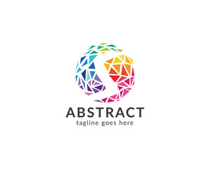Abstract letter S logo