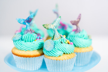 Mermaid cupcakes