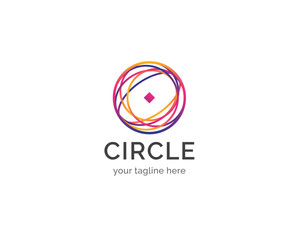 Circle logo design template