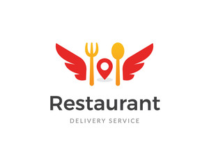 Food delivery logo