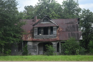 An old abandoned house