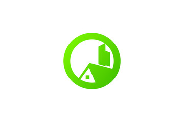 green icon on white background