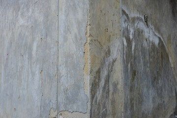 abstract grunge gray cement concrete texture background. crack wall texture for interior design, copy space for text, loft style.