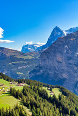 Fototapeta na wymiar landscape in the alps