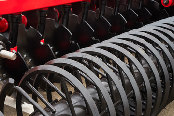 Modern cultivator for cultivating the land.