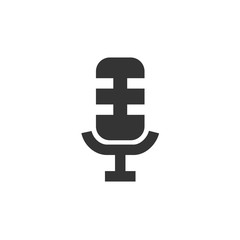 microphone mic icon vector illustration for website and design icon