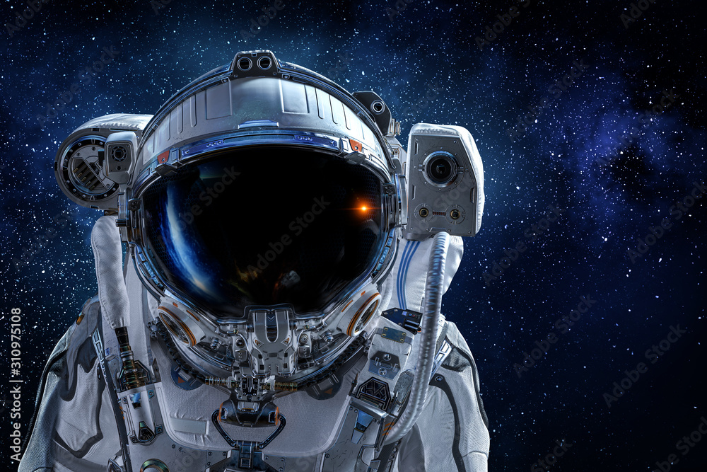 Canvas Prints exploring outer space. mixed media
