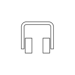 headphones wireless icon vector illustration for website and design icon