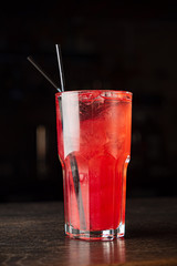 tasty cocktail in the bar