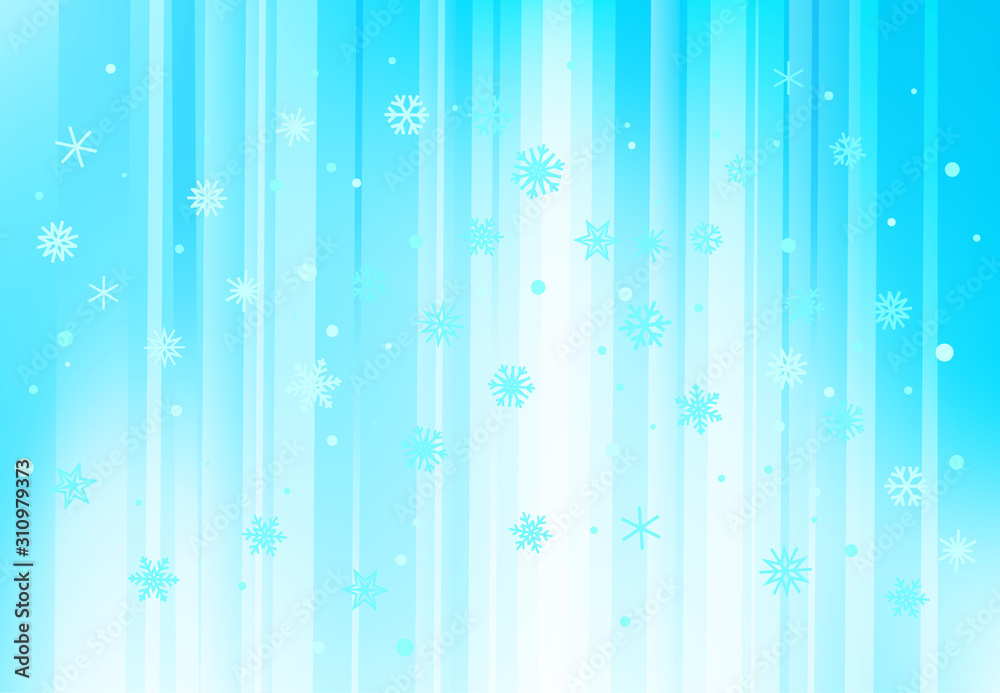 Aufkleber Abstract vector background. Snowfall effect vector background
