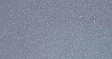 The texture of the frozen glass.