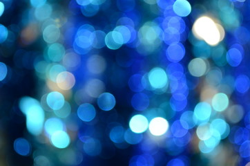 abstract blue bokeh unfocused background