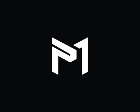 Letter P And M Logo