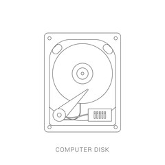 Hard disk drive isolated