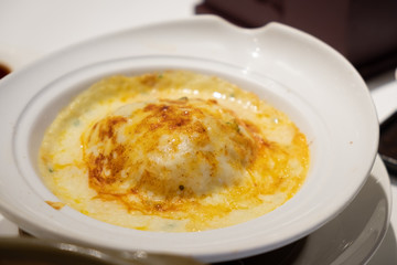 Sticky rice baked with chicken