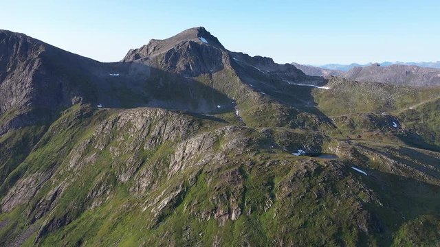 Mountains and Fjords in Norway's Senja Island