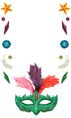 サーカス仮装用仮面