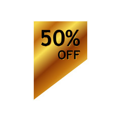 50% off Sale Design 40 Percent Special Discount Offer Banner Marketing Promotional Poster Vector Template