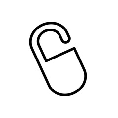 label door hanging isolated icon